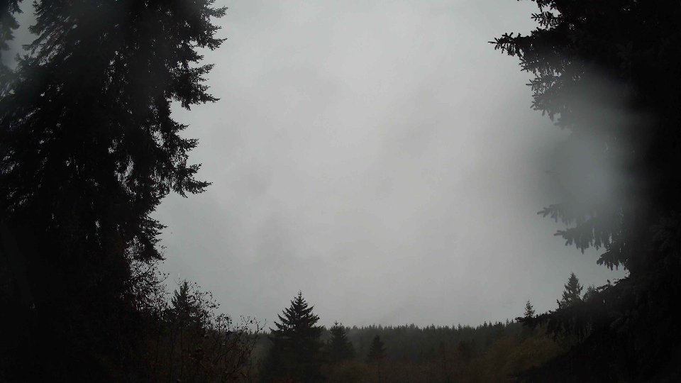 Pacific Northwest skyline timelapse on Nov 1st, 2025 at 7:45 AM