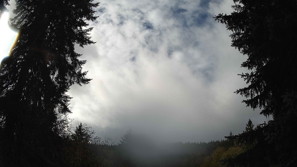Pacific Northwest skyline timelapse on Nov 1st, 2025 at 12:15 PM
