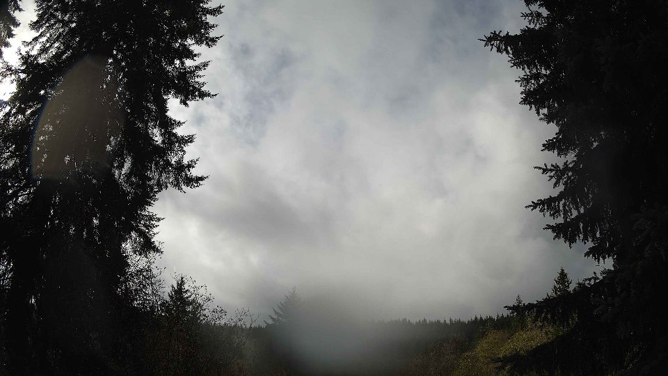 Pacific Northwest skyline timelapse on Nov 1st, 2025 at 12:30 PM