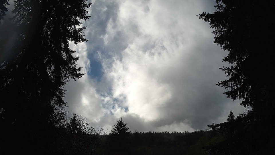 Pacific Northwest skyline timelapse on Nov 1st, 2025 at 1:30 PM