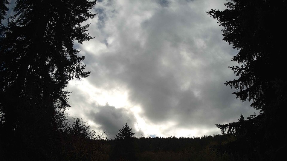 Pacific Northwest skyline timelapse on Nov 1st, 2025 at 3:30 PM
