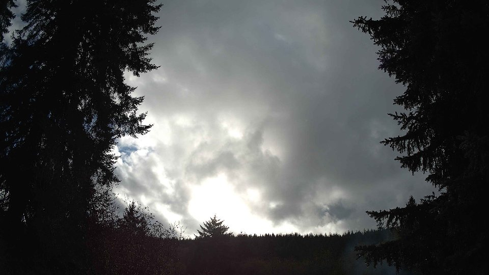 Pacific Northwest skyline timelapse on Nov 1st, 2025 at 3:45 PM