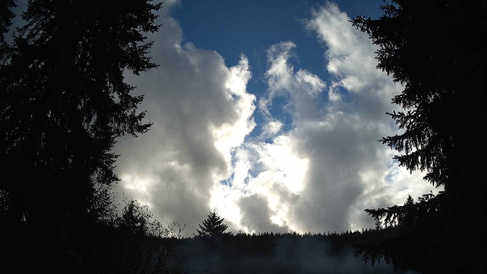 Pacific Northwest skyline timelapse on Nov 1st, 2025 at 4:30 PM