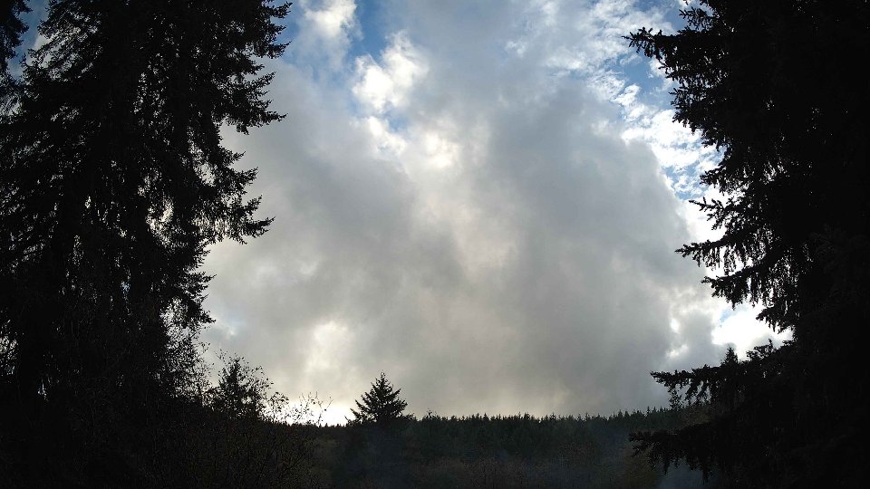 Pacific Northwest skyline timelapse on Nov 1st, 2025 at 4:45 PM