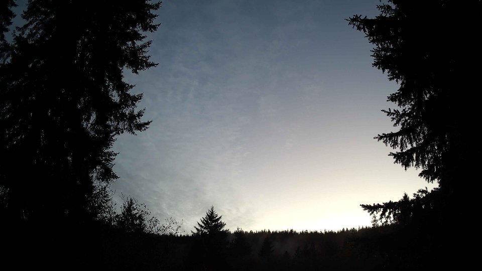 Pacific Northwest skyline timelapse on Nov 1st, 2025 at 6:15 PM