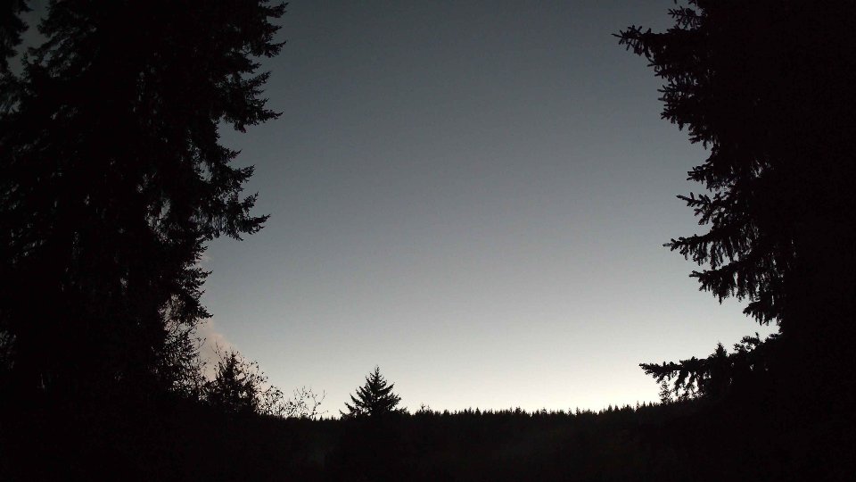 Pacific Northwest skyline timelapse on Nov 1st, 2025 at 6:30 PM