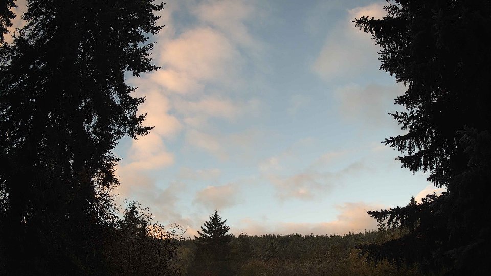 Pacific Northwest skyline timelapse on Nov 2nd, 2025 at 6:15 AM