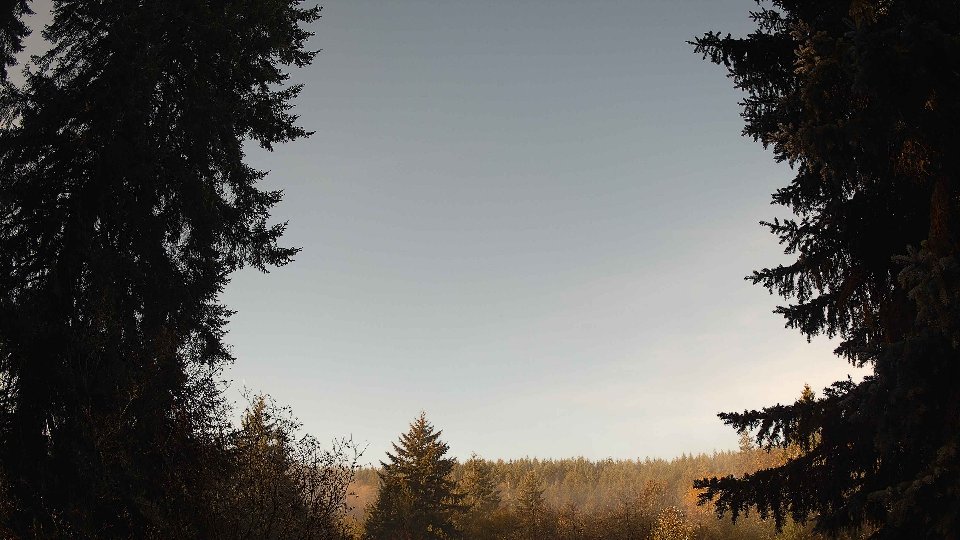 Pacific Northwest skyline timelapse on Nov 2nd, 2025 at 7:15 AM