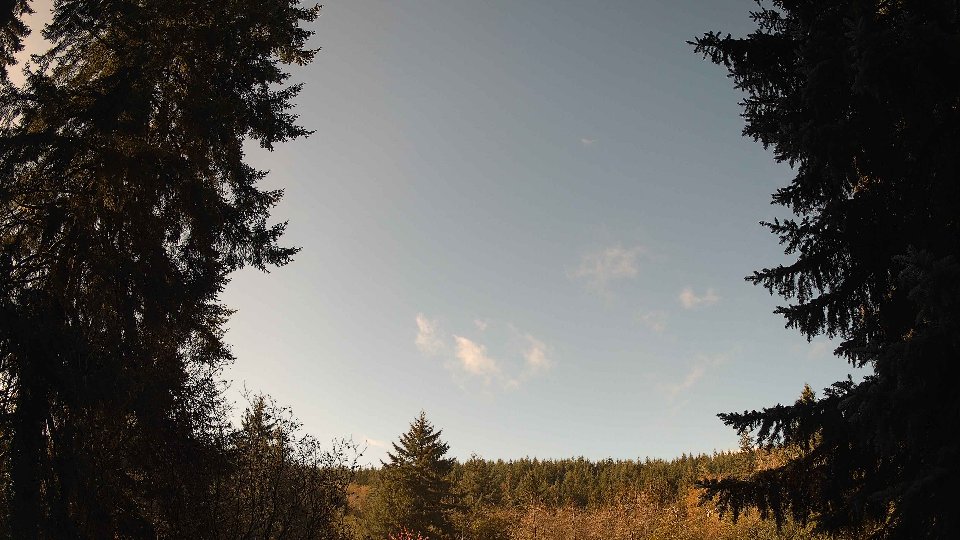 Pacific Northwest skyline timelapse on Nov 2nd, 2025 at 9:00 AM