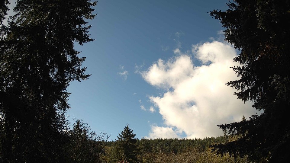 Pacific Northwest skyline timelapse on Nov 2nd, 2025 at 9:30 AM
