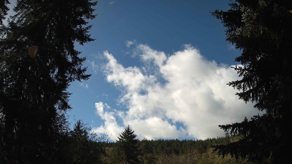 Pacific Northwest skyline timelapse on Nov 2nd, 2025 at 9:45 AM