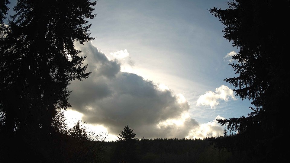 Pacific Northwest skyline timelapse on Nov 2nd, 2025 at 12:45 PM