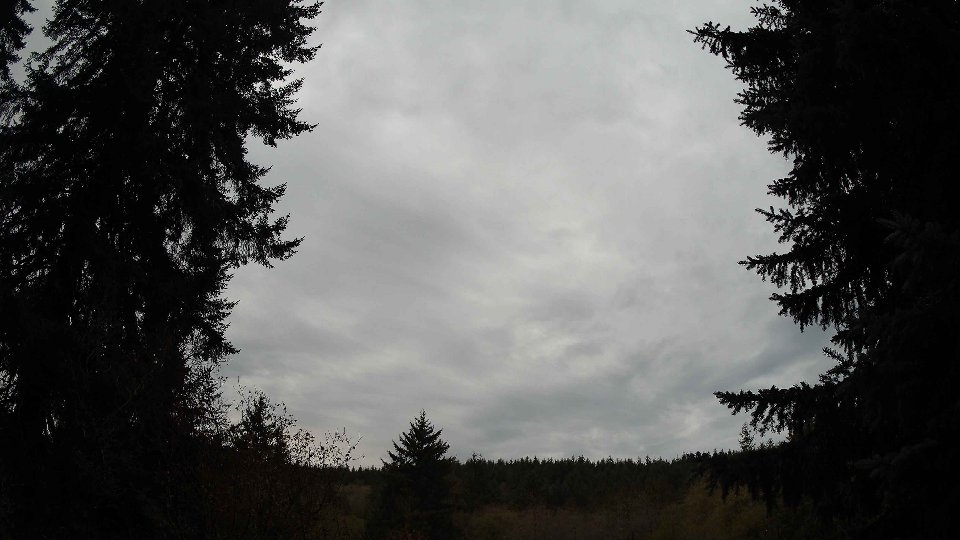 Pacific Northwest skyline timelapse on Nov 2nd, 2025 at 4:00 PM