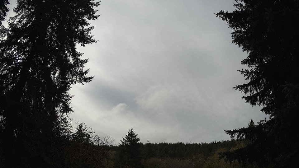 Pacific Northwest skyline timelapse on Nov 4th, 2025 at 12:00 PM