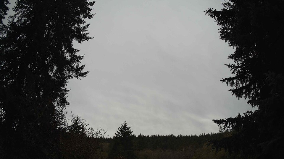Pacific Northwest skyline timelapse on Nov 4th, 2025 at 4:00 PM