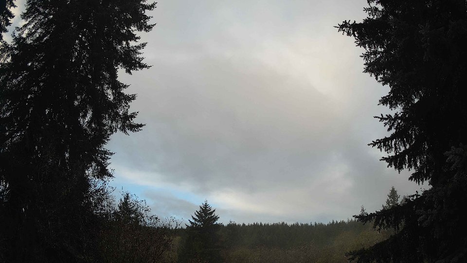 Pacific Northwest skyline timelapse on Nov 07, 2025 at 8:00 AM