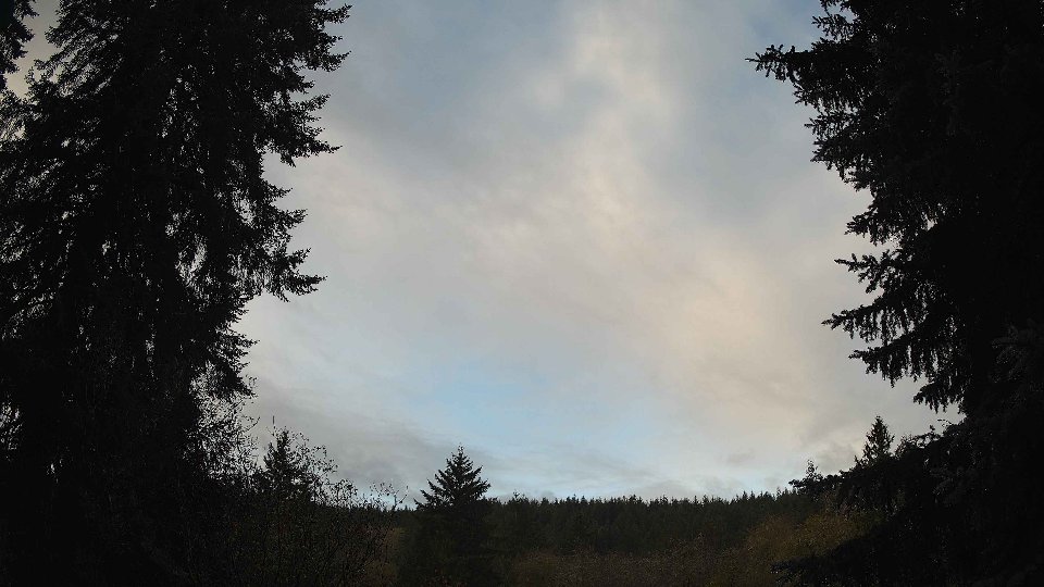 Pacific Northwest skyline timelapse on Nov 07, 2025 at 8:30 AM