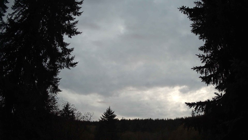 Pacific Northwest skyline timelapse on Nov 08, 2025 at 5:00 PM