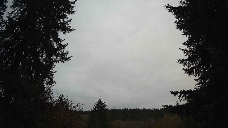 Pacific Northwest skyline timelapse on Nov 10, 2025 at 7:30 AM