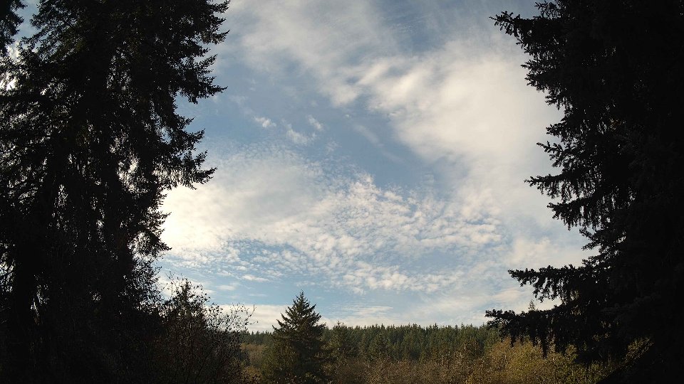 Pacific Northwest skyline timelapse on Nov 12, 2025 at 9:45 AM