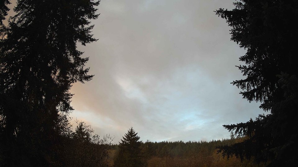 Pacific Northwest skyline timelapse on Nov 14, 2025 at 7:30 AM