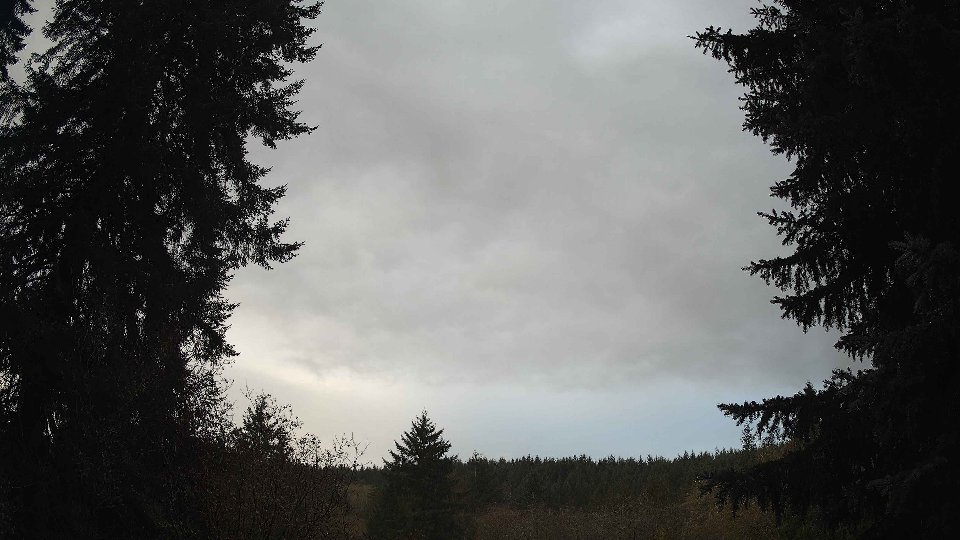 Pacific Northwest skyline timelapse on Nov 14, 2025 at 8:00 AM