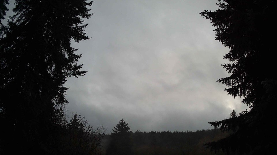 Pacific Northwest skyline timelapse on Nov 15, 2025 at 5:00 PM