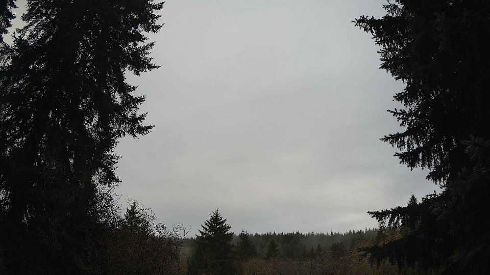 Pacific Northwest skyline timelapse frame from Nov 17th, 2025 at 9:15 AM