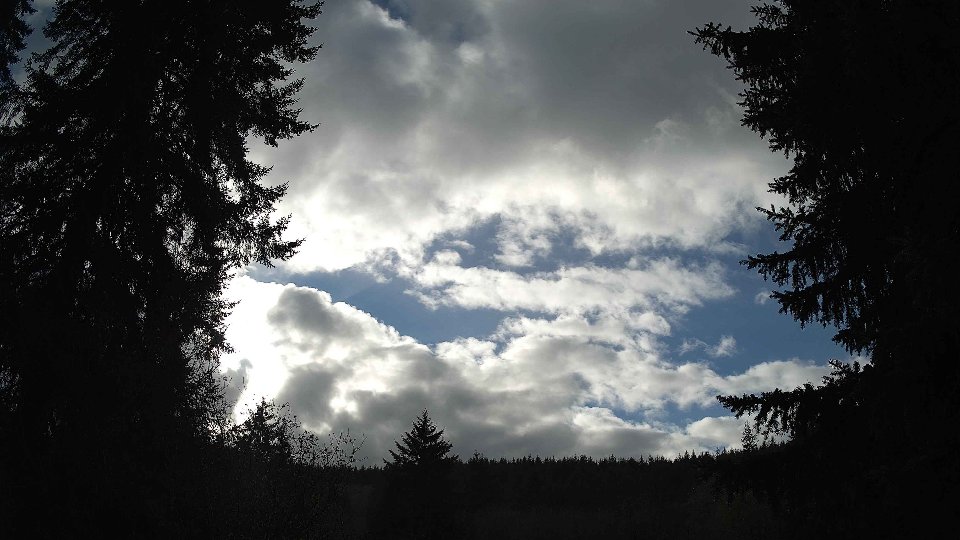 Pacific Northwest skyline timelapse frame from Nov 17th, 2025 at 1:45 PM