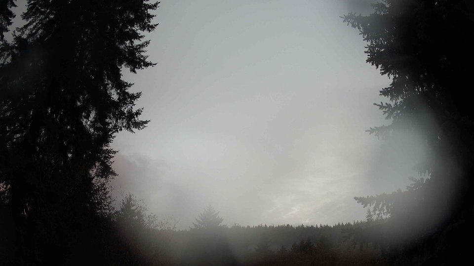 Pacific Northwest skyline timelapse frame from Nov 18th, 2025 at 7:15 AM