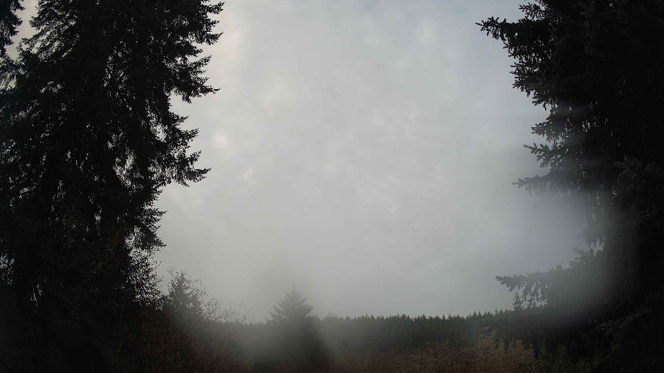Pacific Northwest skyline timelapse frame from Nov 18th, 2025 at 8:15 AM