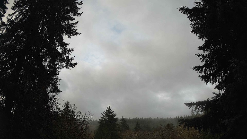 Pacific Northwest skyline timelapse frame from Nov 18th, 2025 at 9:15 AM
