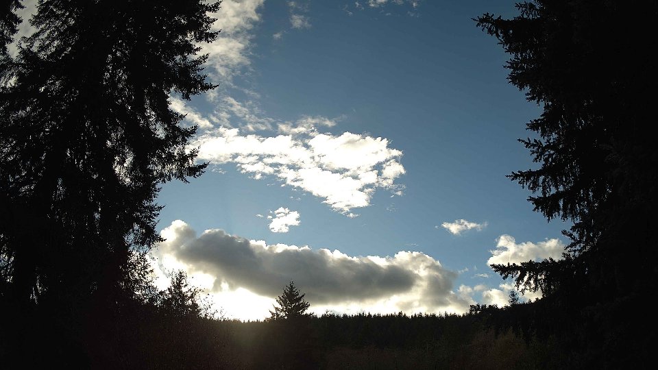 Pacific Northwest skyline timelapse frame from Nov 18th, 2025 at 2:30 PM