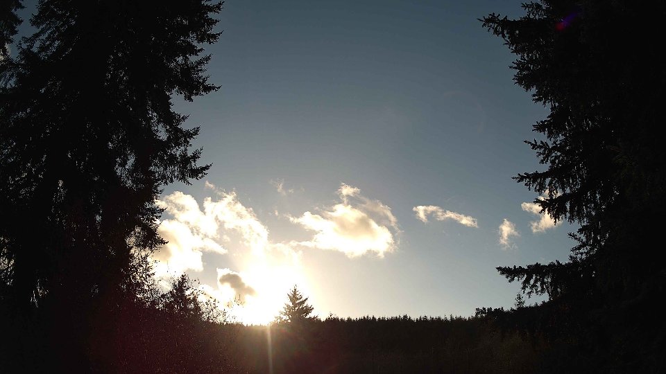 Pacific Northwest skyline timelapse frame from Nov 18th, 2025 at 2:45 PM