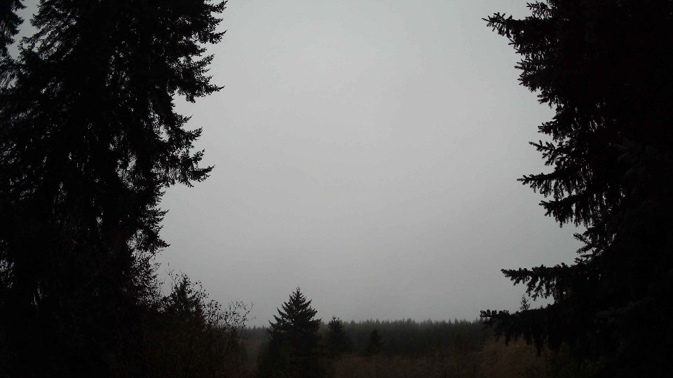 Pacific Northwest skyline timelapse on Nov 19th, 2025 at 7:00 AM