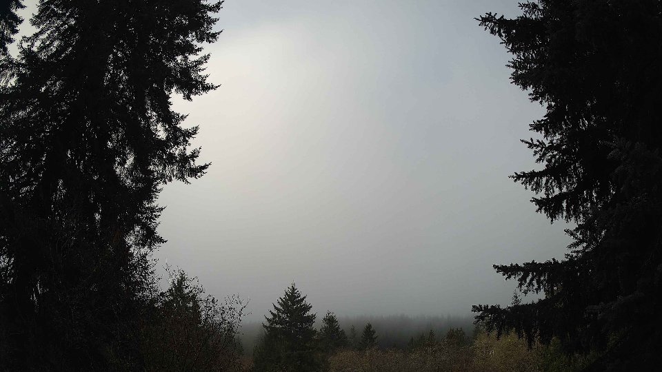 Pacific Northwest skyline timelapse on Nov 19th, 2025 at 8:45 AM