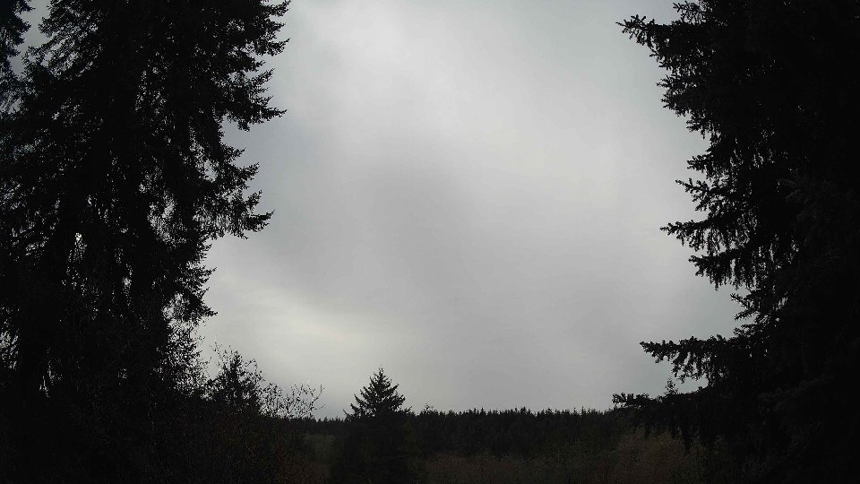 Pacific Northwest skyline timelapse on Nov 19th, 2025 at 12:30 PM