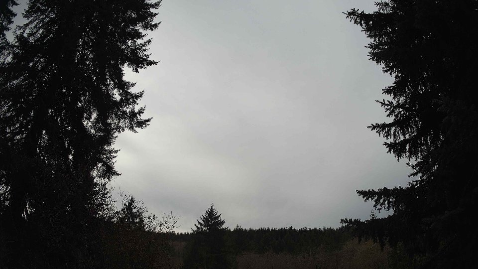 Pacific Northwest skyline timelapse on Nov 19th, 2025 at 12:45 PM