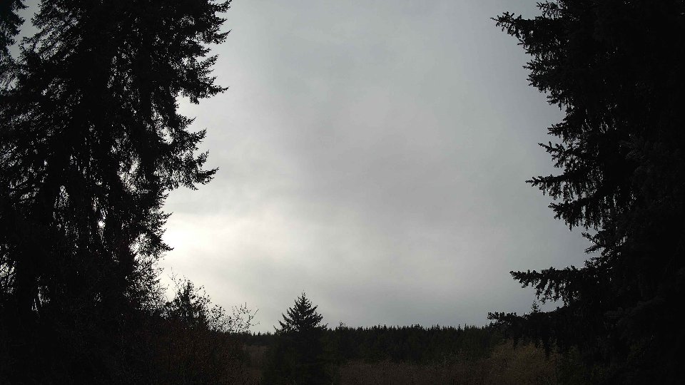 Pacific Northwest skyline timelapse on Nov 19th, 2025 at 1:00 PM