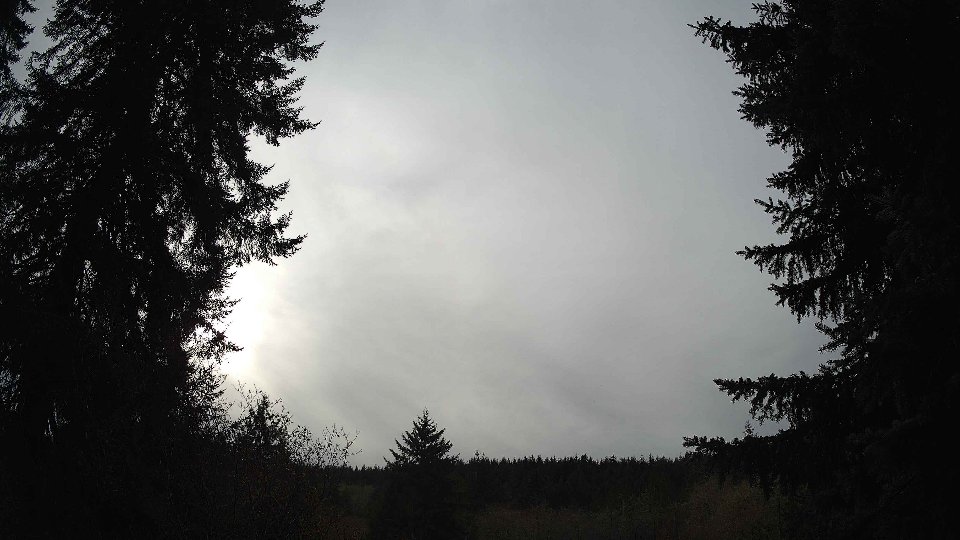 Pacific Northwest skyline timelapse on Nov 19th, 2025 at 1:30 PM