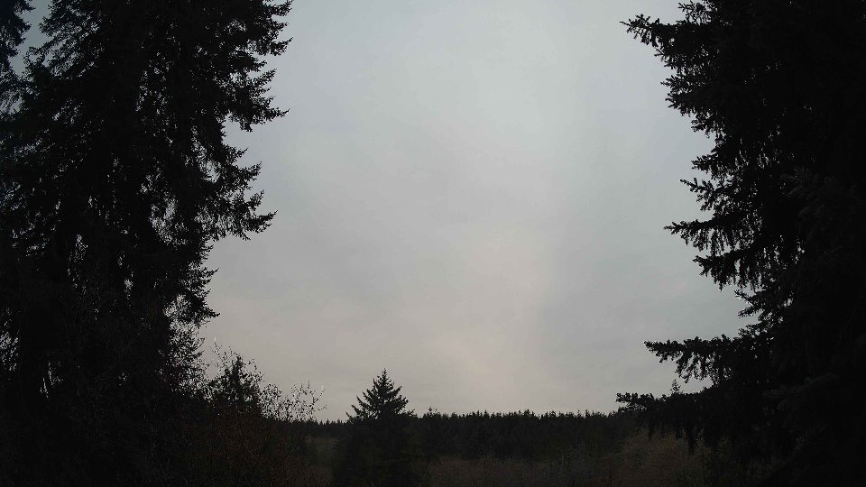 Pacific Northwest skyline timelapse on Nov 19th, 2025 at 4:30 PM