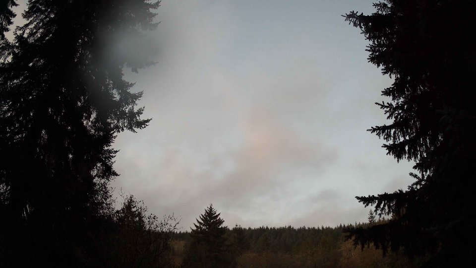 Pacific Northwest skyline timelapse frame from Nov 20th, 2025 at 7:00 AM