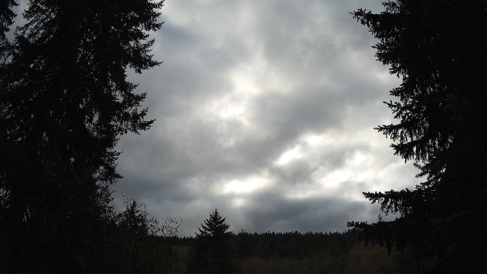 Pacific Northwest skyline timelapse frame from Nov 20th, 2025 at 1:45 PM