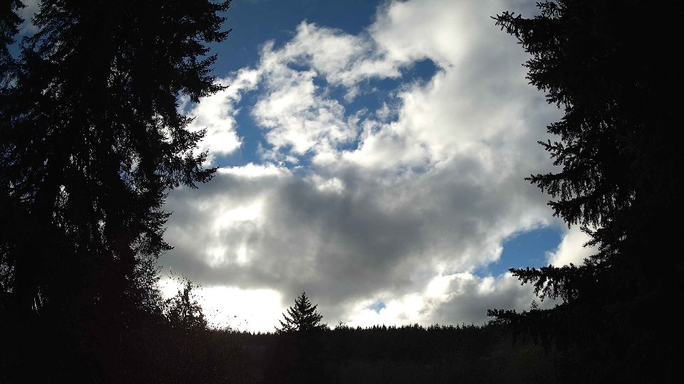Pacific Northwest skyline timelapse frame from Nov 20th, 2025 at 2:15 PM