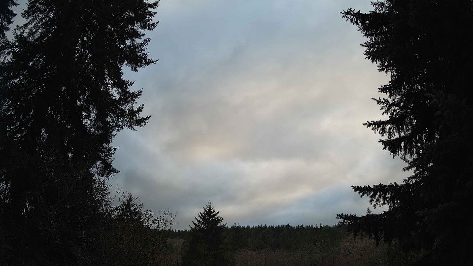 Pacific Northwest skyline timelapse frame from Nov 20th, 2025 at 3:45 PM