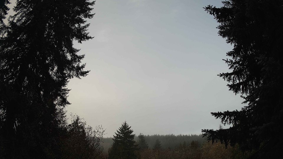 Pacific Northwest skyline timelapse frame from Nov 21st, 2025 at 8:15 AM