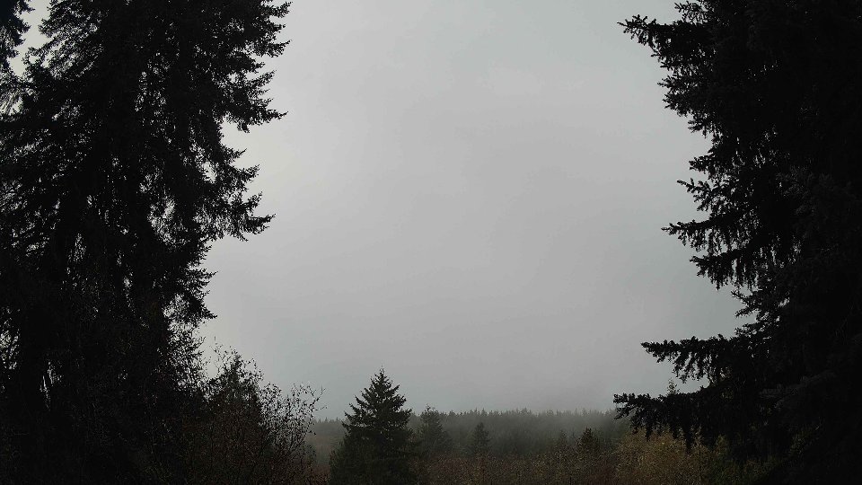 Pacific Northwest skyline timelapse frame from Nov 21st, 2025 at 9:30 AM