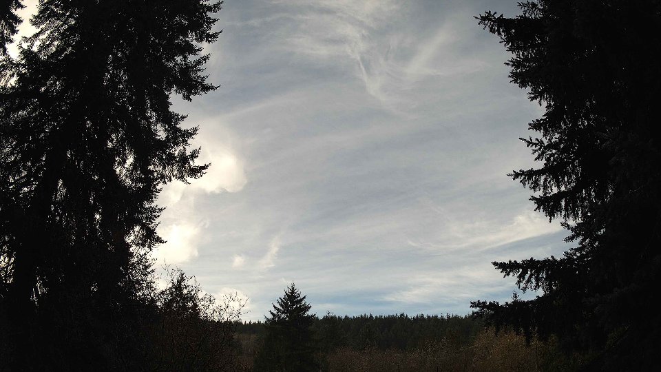 Pacific Northwest skyline timelapse frame from Nov 21st, 2025 at 11:15 AM