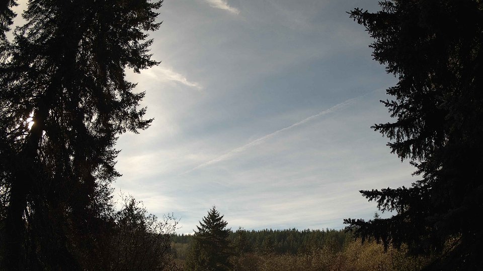 Pacific Northwest skyline timelapse frame from Nov 21st, 2025 at 12:15 PM