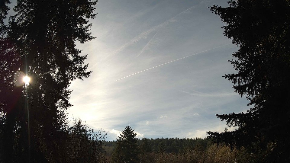 Pacific Northwest skyline timelapse frame from Nov 21st, 2025 at 12:30 PM